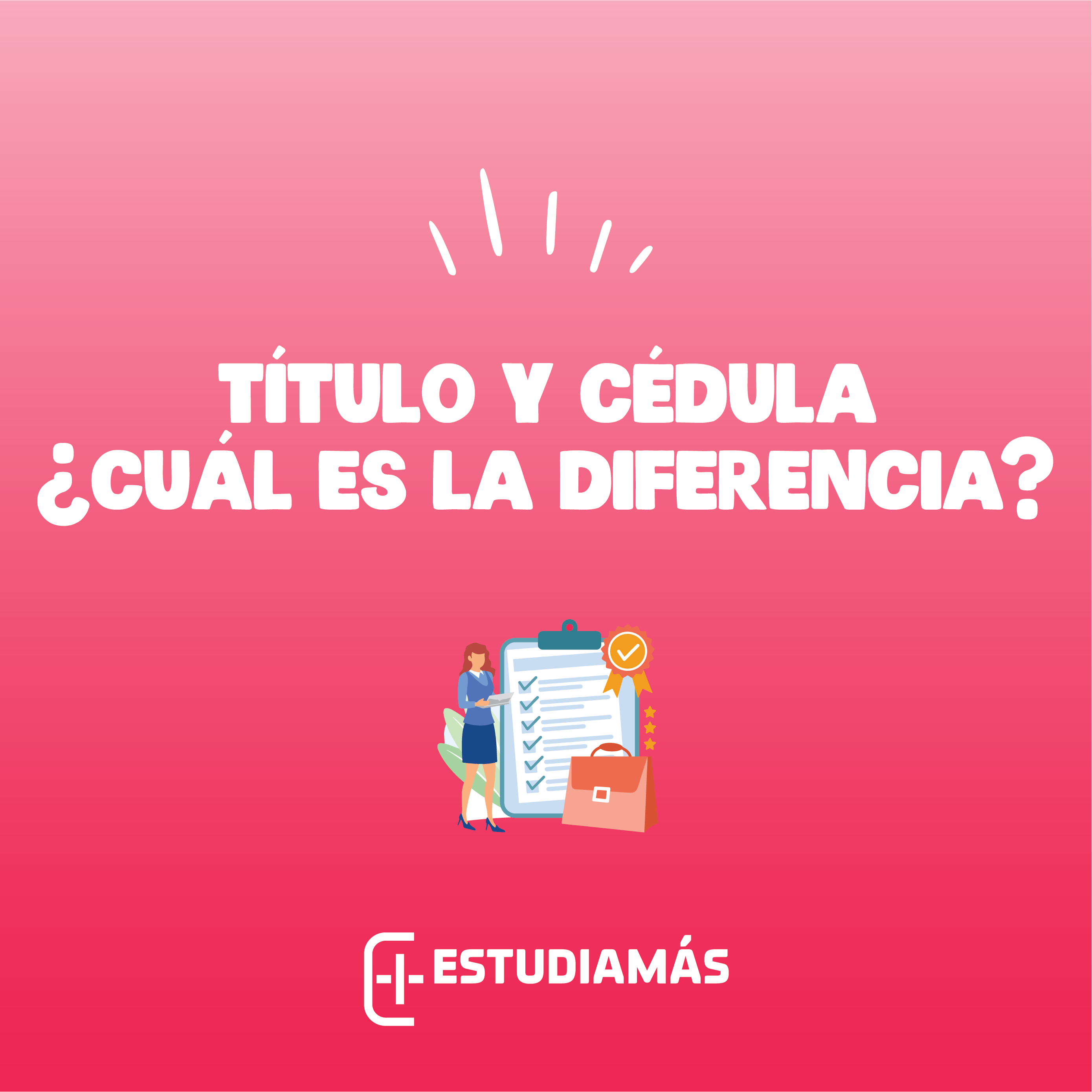 ¿Cuál es la diferencia entre título profesional y cédula profesional?