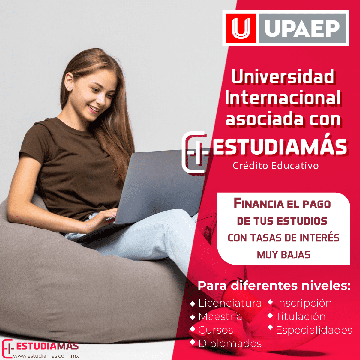 UPAEP - Estudia Más | Financiamiento Universitario
