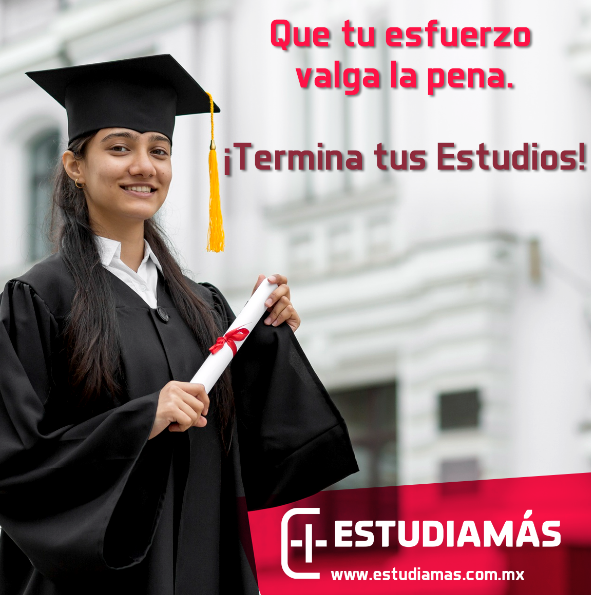 Termina tus estudios satisfactoriamente